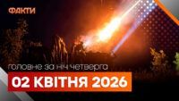 Події ночі 2 квітня 2026