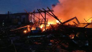 Атака на Ізмаїл: пошкоджено судно та інфраструктуру порту Атака на Ізмаїл 14 квітня 2026