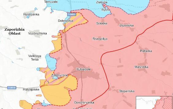 Карта бойових дій в Україні
