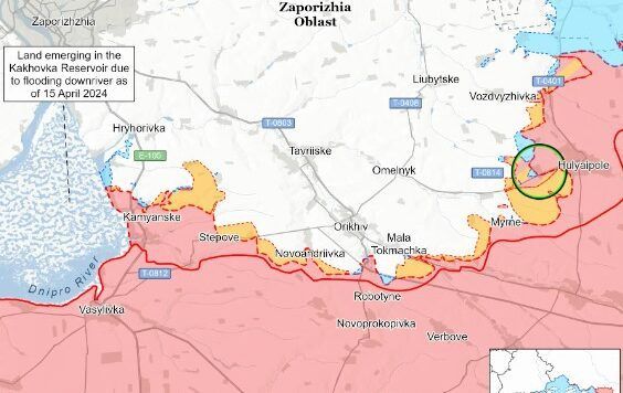 Карта бойових дій в Україні