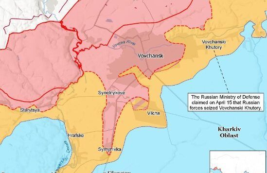 Карта бойових дій в Україні