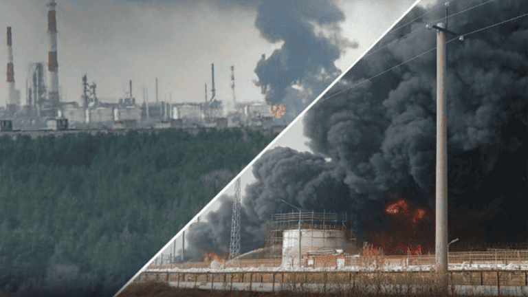 удар по НПЗ в Росії