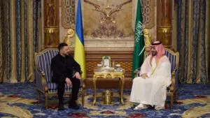 Зеленский встретился с принцем Саудовской Аравии 24 апреля 2026 года