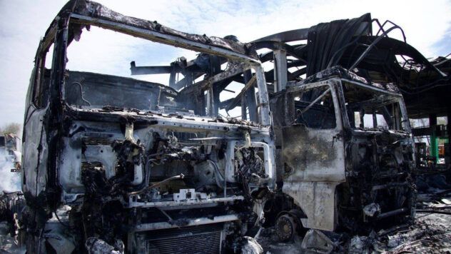 Удар по АЗС у Дніпрі 25 квітня