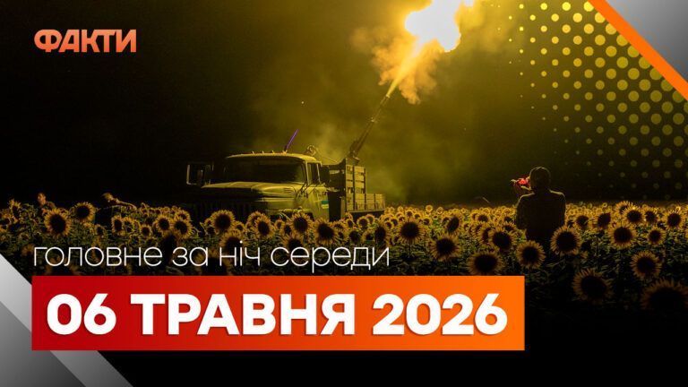 Головні новини за ніч 6 травня: добірка актуальних подій