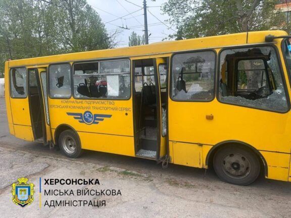 удар рф по маршрутці у херсоні