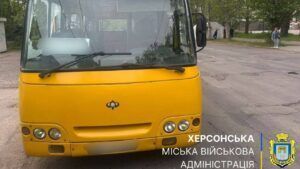 удар рф по маршрутці у херсоні