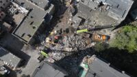 частково зруйнована дев’ятиповерхівка у Києві