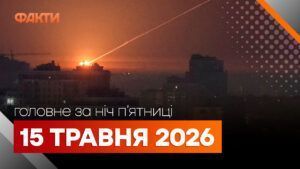 Головні новини за ніч 15 травня: добірка актуальних подій