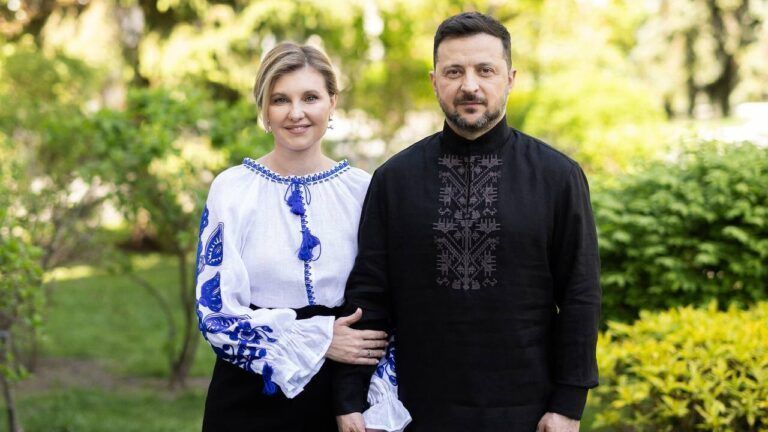 Володимир та Олена Зеленські