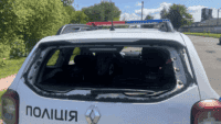 атака на службове авто поліції