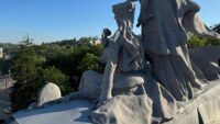 Пошкодження Національного художнього музею України. Фото: Мінкульт