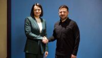 Світлана Тихановська, Володимир Зеленський