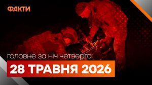 Головні новини за ніч 28 травня: добірка актуальних подій