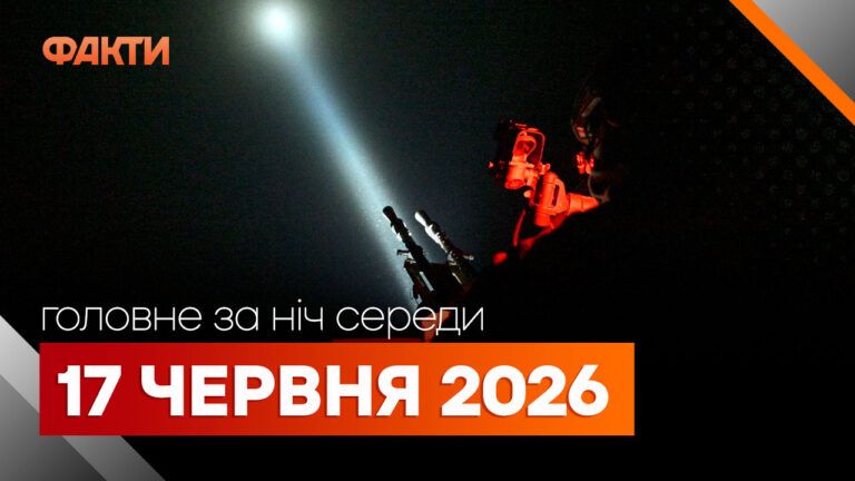Головні новини за ніч 17 червня: добірка актуальних подій