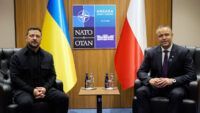 Зеленський зустрівся з президентом Польщі на полях саміту НАТО в Анкарі