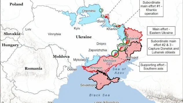 Карта бойових дій в Україні на 9 липня 2026