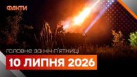 Головні новини ночі 10 липня 2026 року: добірка подій