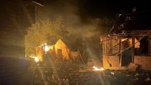 Атака на Валки: через удар дронів загинула жінка, є постраждалі Атака на Валки