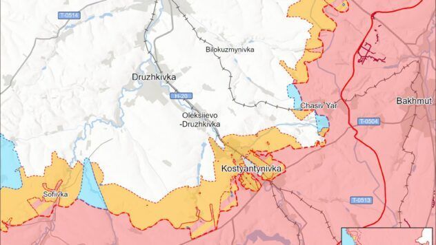 Карта бойових дій в Україні на 16 липня 2026