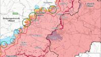 Карта бойових дій в Україні на 16 липня 2026