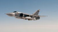Су-24М знищено в Криму: російський бомбардувальник атакували на аеродромі Саки