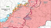 Карта бойових дій в Україні на 17 липня 2026
