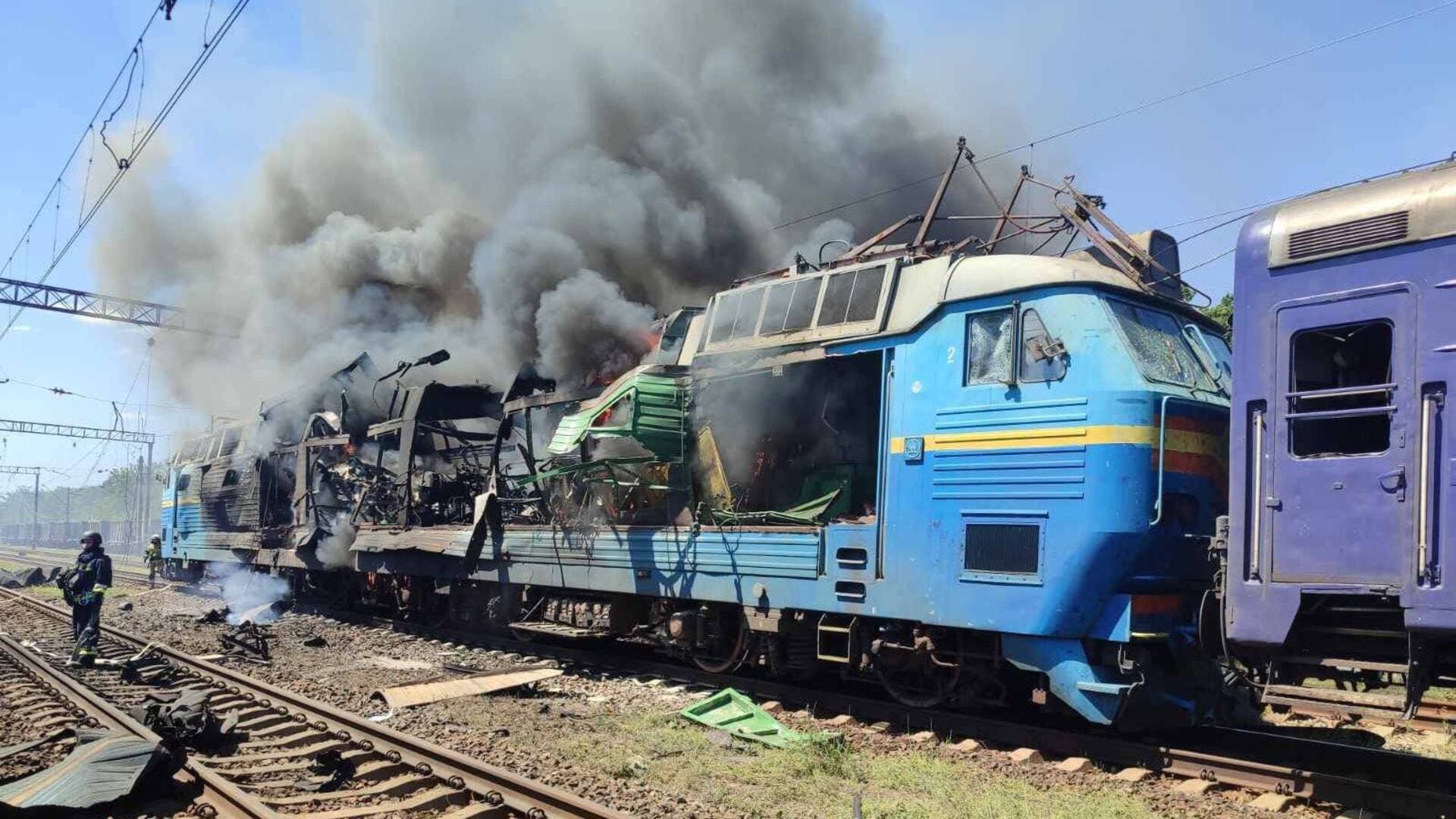 Атака на поїзд на Запоріжжі 18 липня 2026 Атака на поїзд на Запоріжжі 18 липня 2026