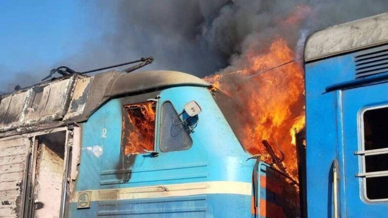 Атака на поїзд у Запорізькій області