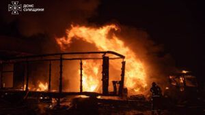 Нічна атака на Суми: РФ вдарила реактивним БпЛА, загинули водії Нової пошти Атака на Суми 25 липня 2026