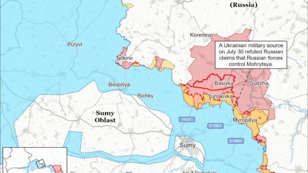Карта бойових дій ISW
