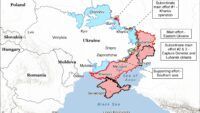 Карта бойових дій в Україні на 9 серпня 2026