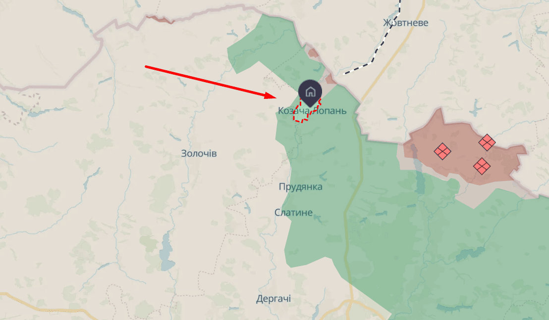Путін заявив про захоплення Козачої Лопані: у ЗСУ розповіли, яка ситуація насправді Фото 1 Козача Лопань: під чиїм контролем знаходиться та що кажуть у ЗСУ Фото 1