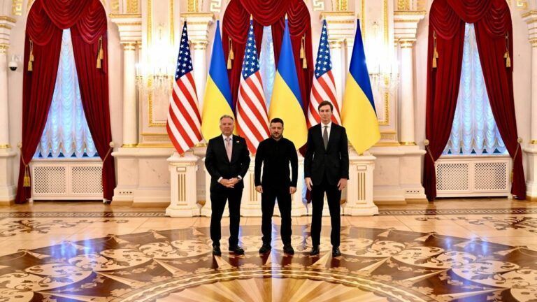 Стівен Віткофф, Володимир Зеленський, Джаред Кушнер