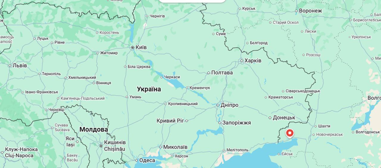 Дроны атаковали Тольятти и Таганрог: под ударом химзавод и военный аэродром Фото 2 Військовий аеродром у Таганрозі на карті