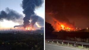 Зеленський підтвердив ураження Московського НПЗ та об’єкта логістики РФ