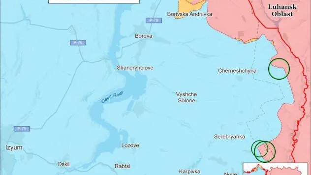 Карта бойових дій в Україні на 11 жовтня 2026