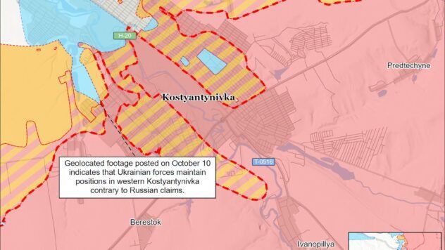 Карта бойових дій в Україні на 12 жовтня 2026 Карта бойових дій в Україні на 12 жовтня 2026