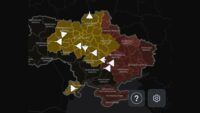 Карта руху дронів та ракет