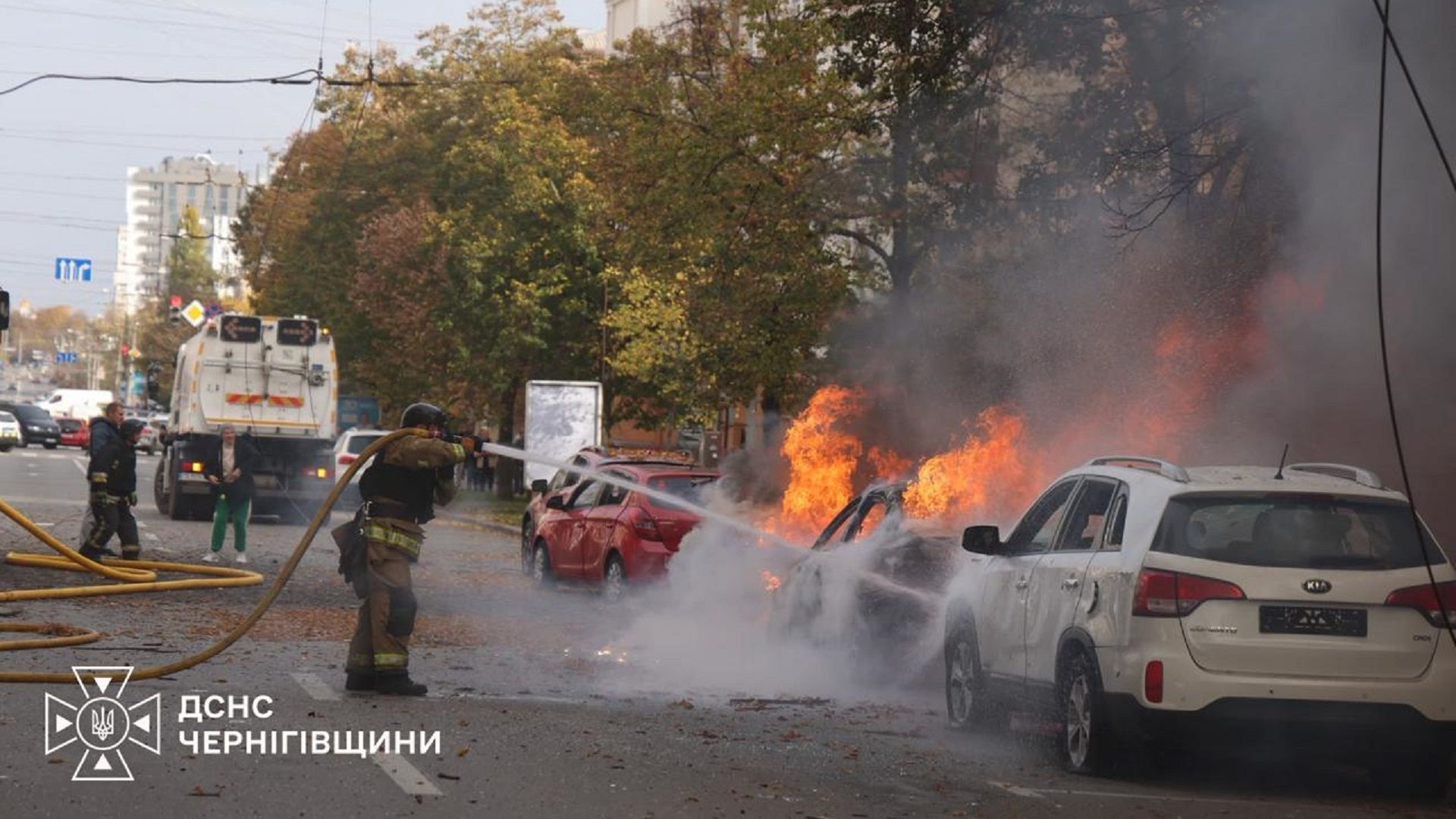 Вибухи в Чернігові 29 жовтня