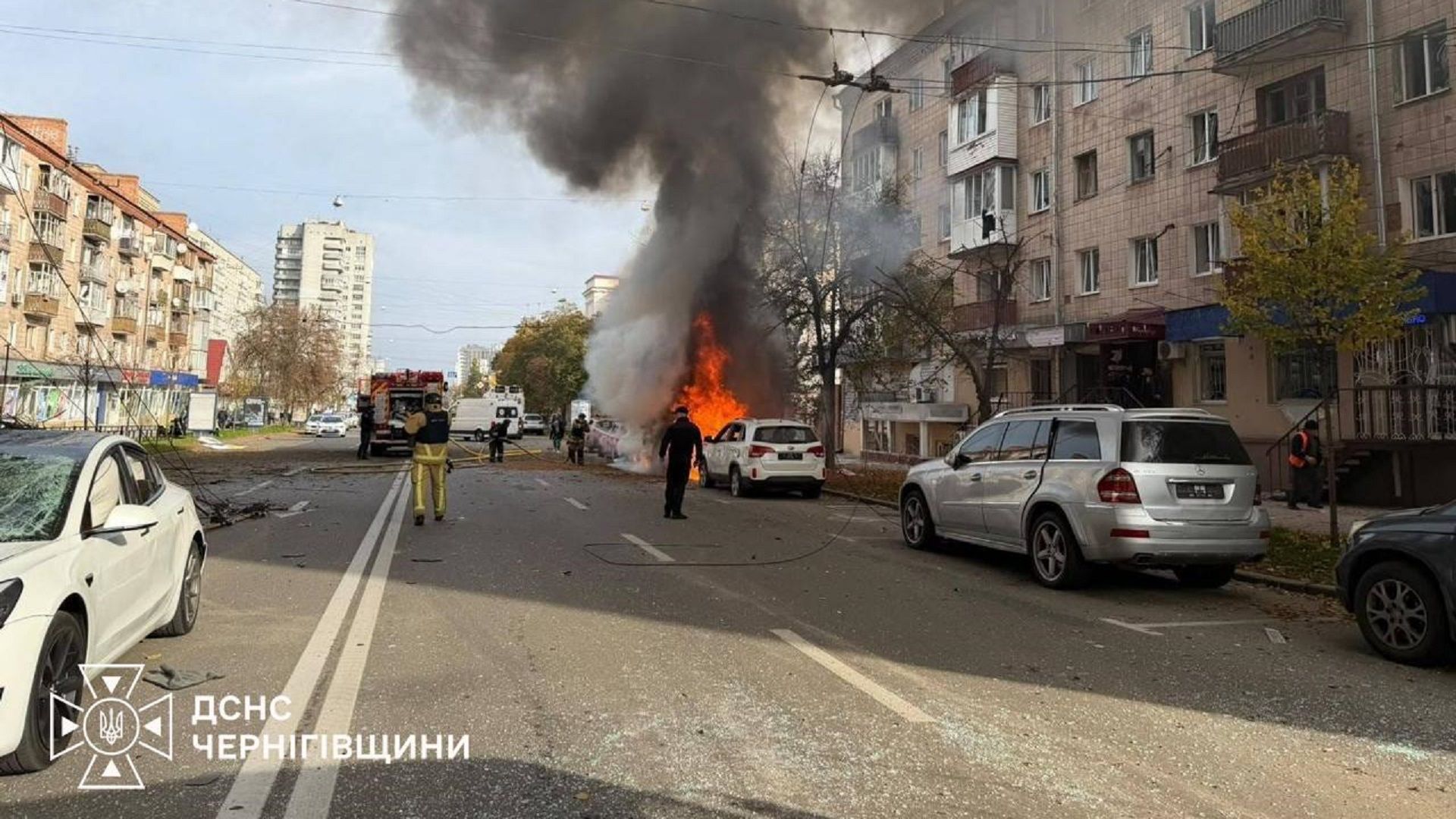 Вибухи в Чернігові 29 жовтня