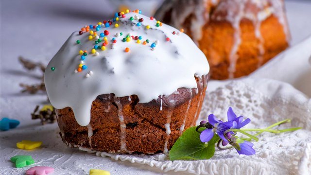 Великдень, паска, глазурь для паски