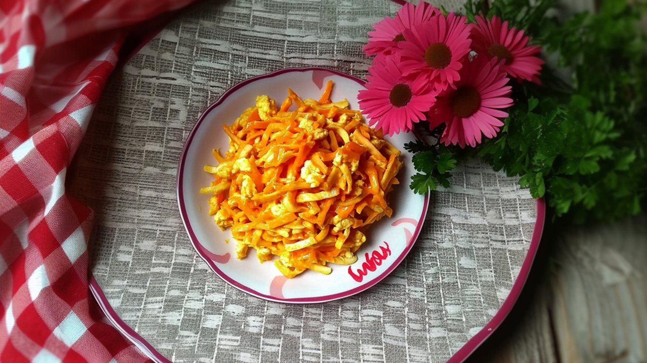 Салат з копченим сиром за 5 хвилин як приготувати вдома