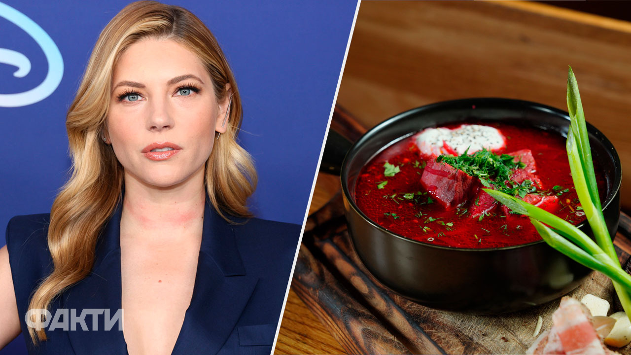 Кетрін Винник приготувала український борщ