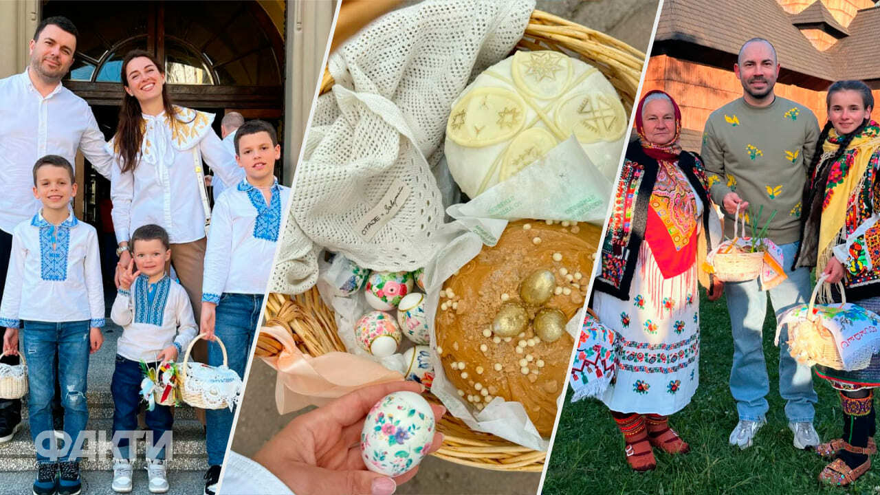 зірки святкують Великдень