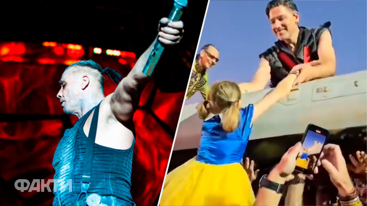 Rammstein зворушливо підтримали дівчинку у синьо-жовтому вбранні